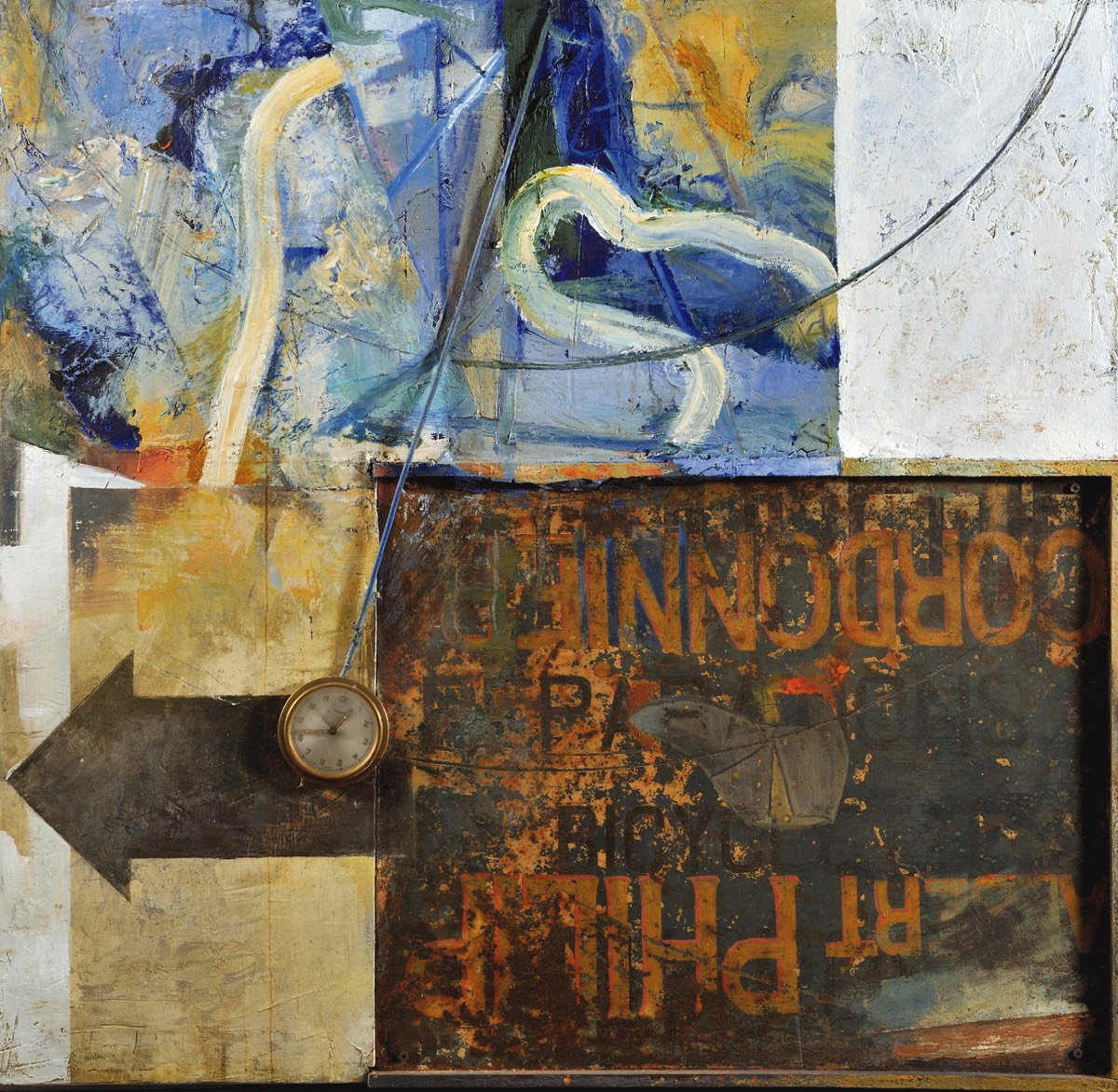 Le pendule, 1997 - 95 x 97 cm