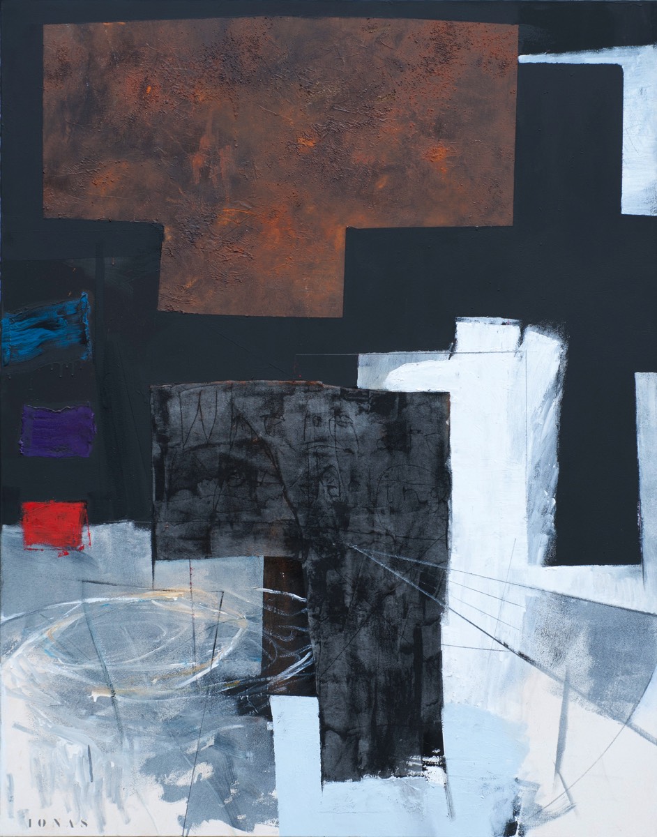 Composition abstraite, 2008 - 146 x 114 cm